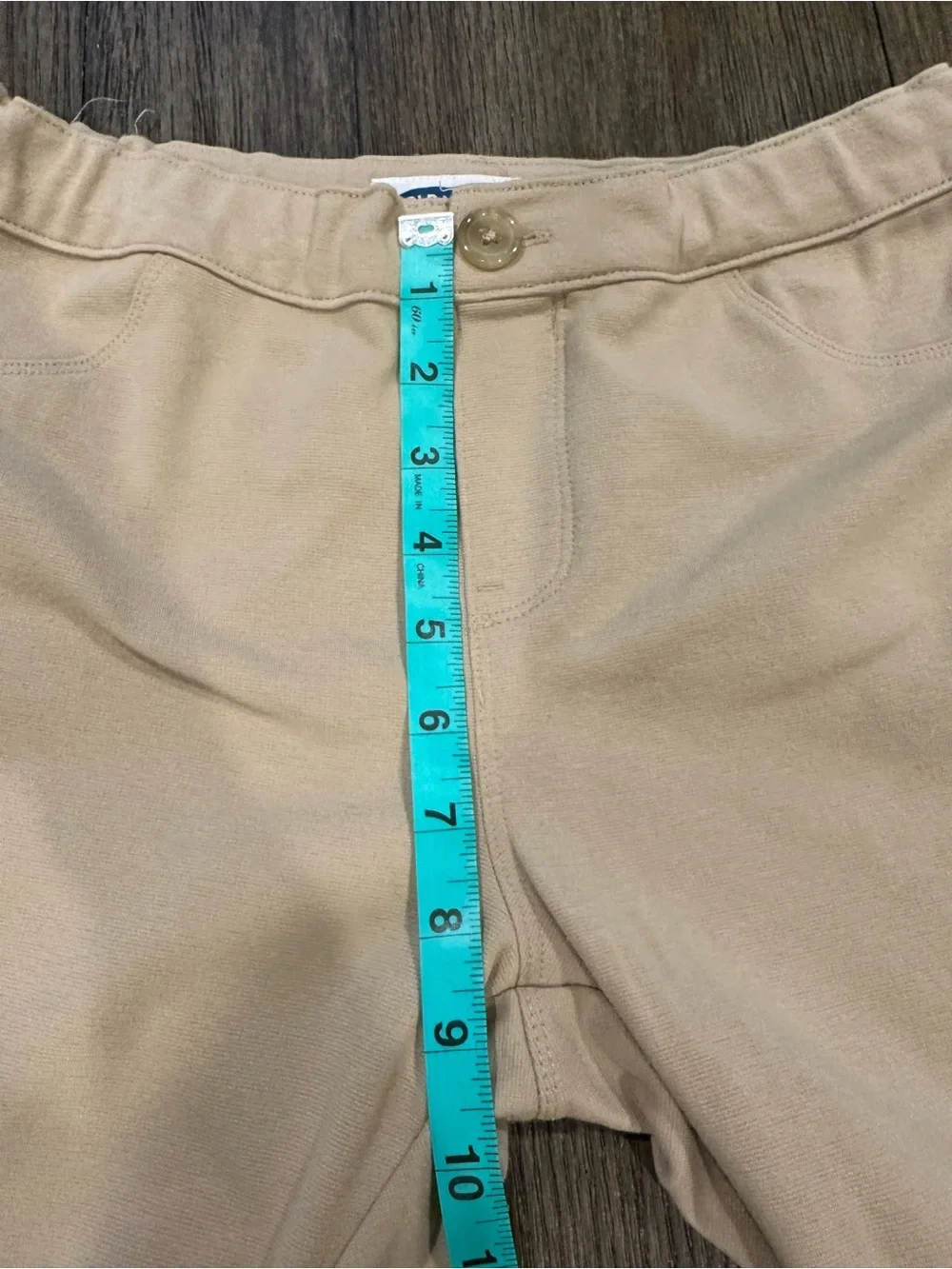 Old Navy - girls khaki knit pants/jeggings - school uniform - Back to School